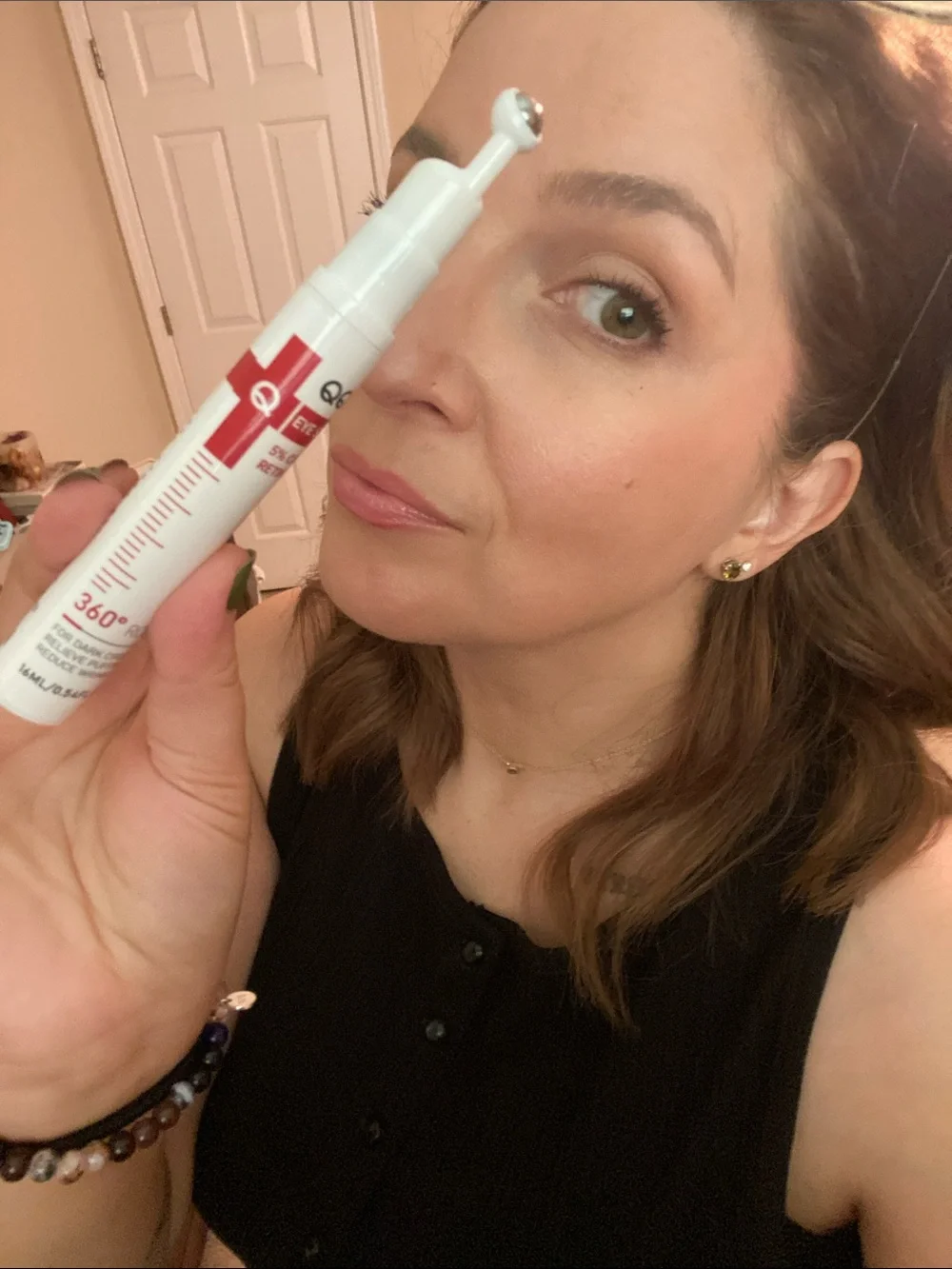 QQE Eye Serum 360° Roller with 5% Caffeine Retinal